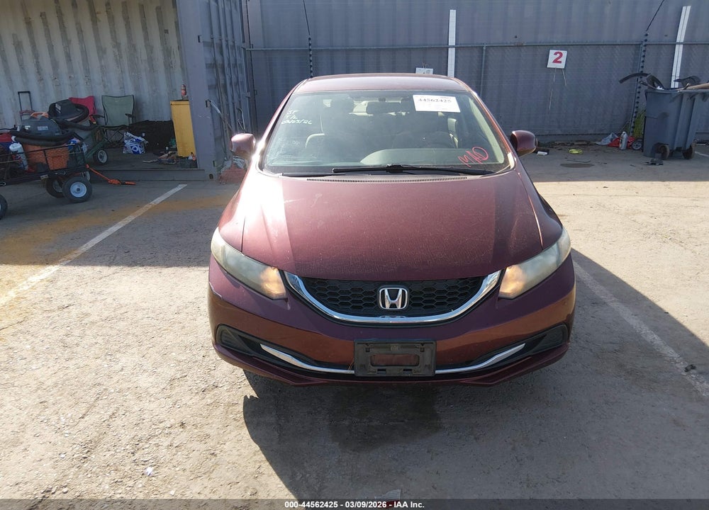 2013 HONDA CIVIC LX VIN: 19XFB2F58DE230269
