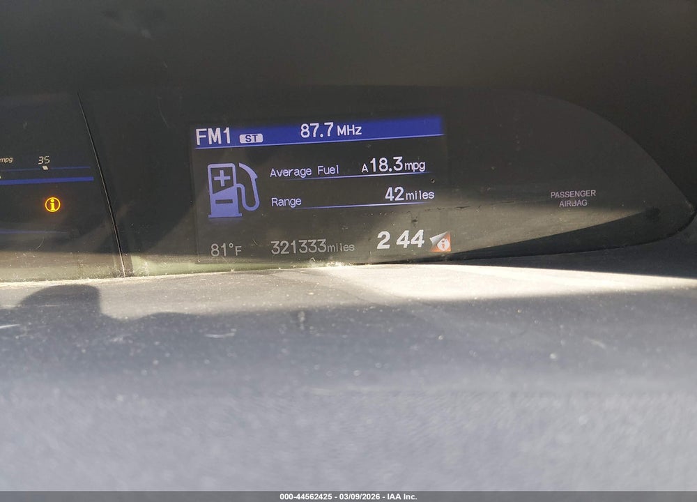 2013 HONDA CIVIC LX VIN: 19XFB2F58DE230269
