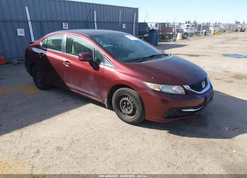 2013 HONDA CIVIC LX VIN: 19XFB2F58DE230269