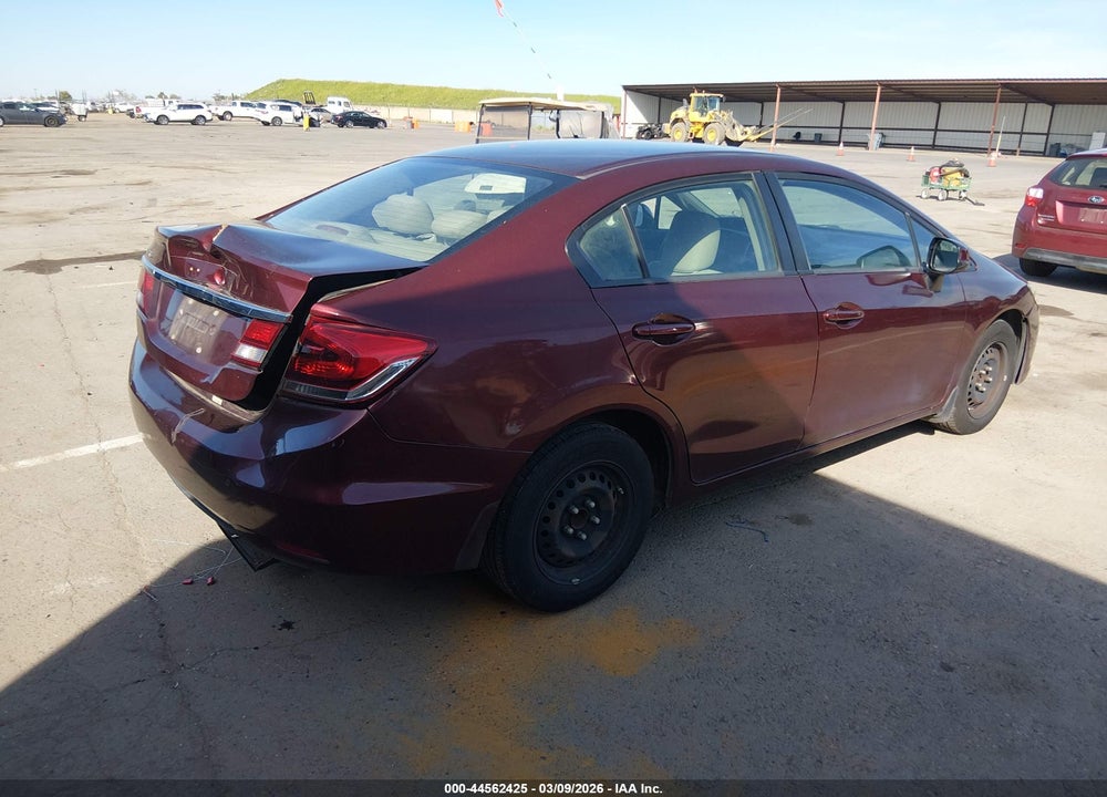 2013 HONDA CIVIC LX VIN: 19XFB2F58DE230269