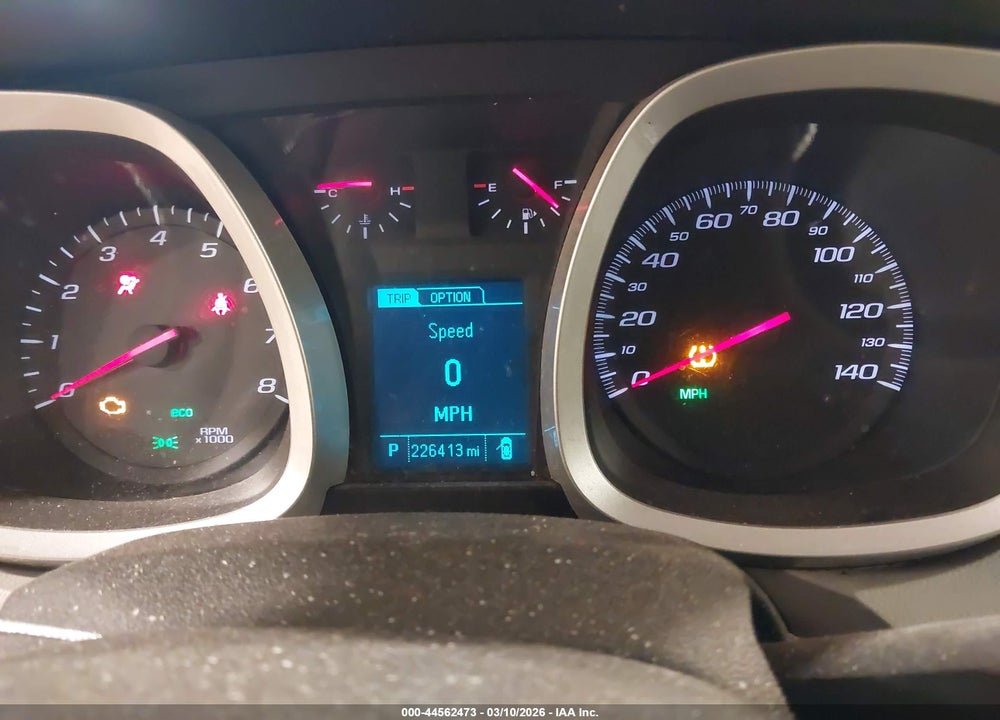 2013 CHEVROLET EQUINOX 1LT VIN: 2GNALDEK9D6197848