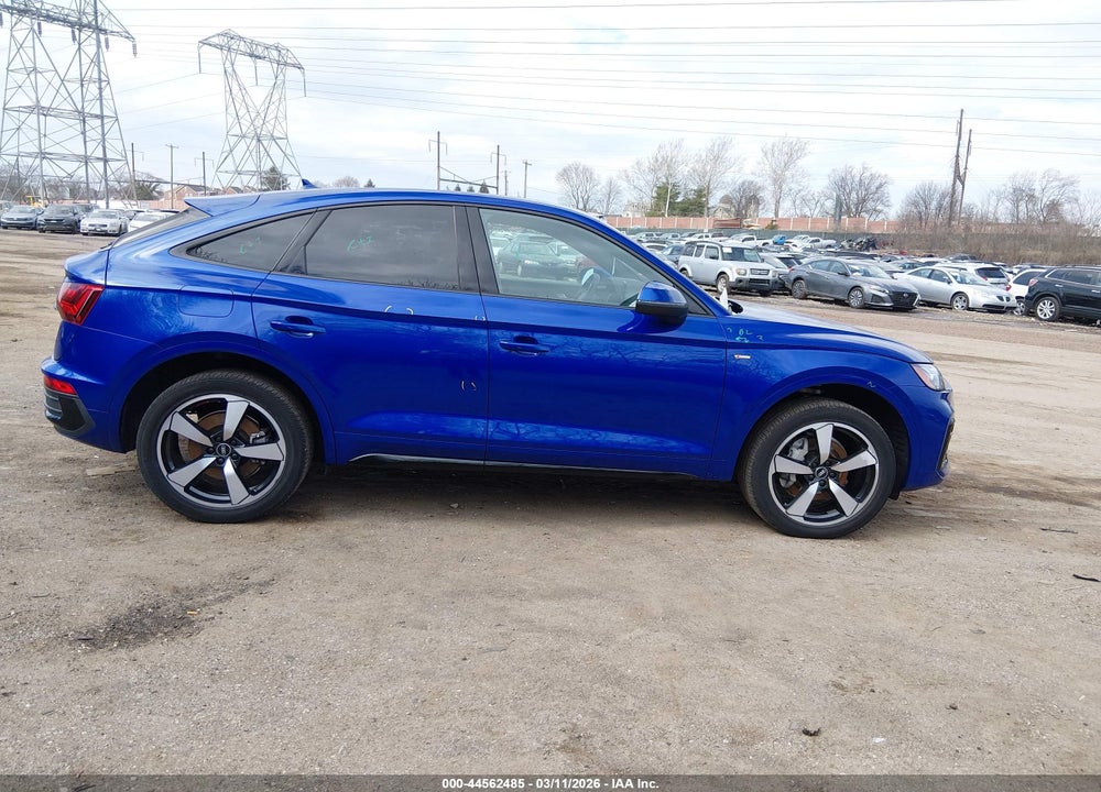2022 AUDI Q5 SPORTBACK PREMIUM PLUS 45 TFSI S LINE QUATTRO S TRONIC VIN: WA15AAFY8N2012358