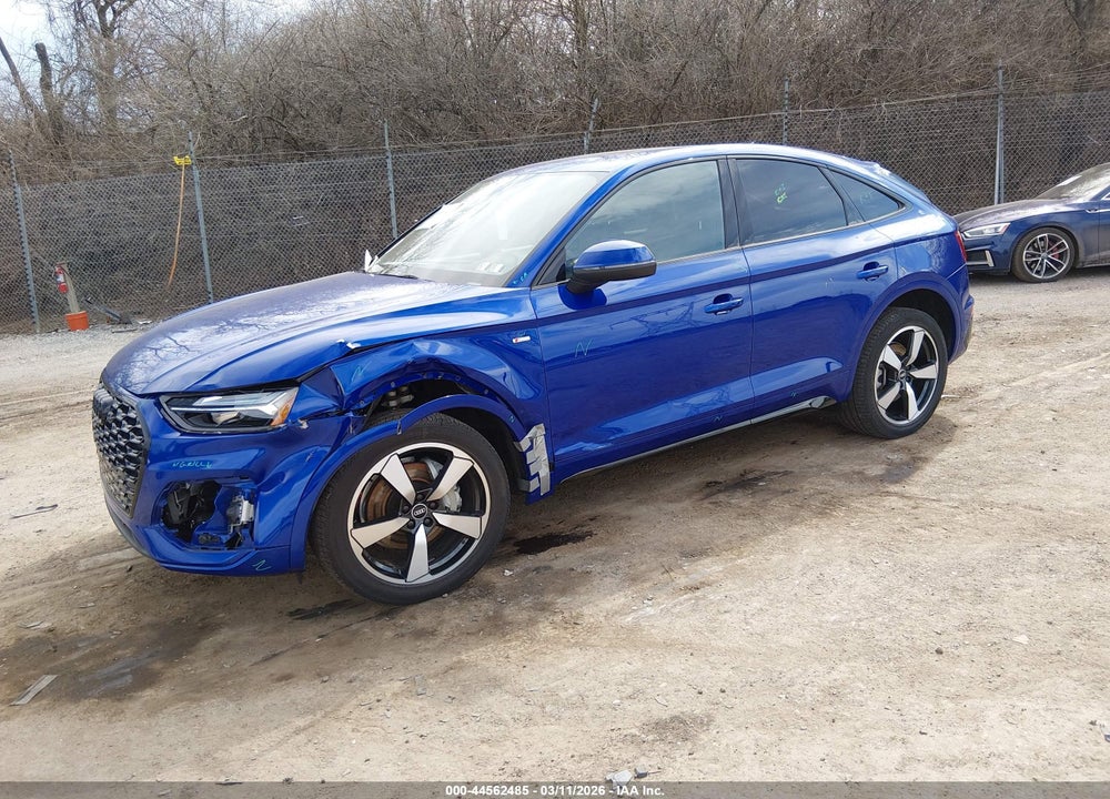 2022 AUDI Q5 SPORTBACK PREMIUM PLUS 45 TFSI S LINE QUATTRO S TRONIC VIN: WA15AAFY8N2012358