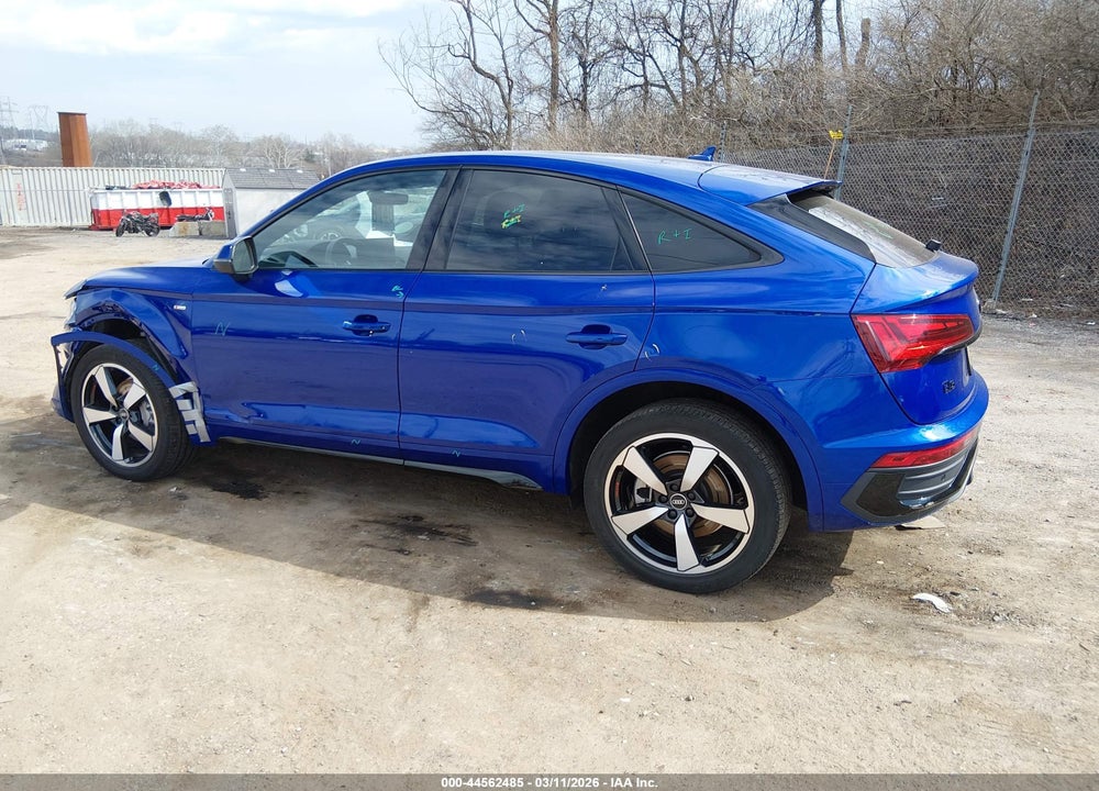 2022 AUDI Q5 SPORTBACK PREMIUM PLUS 45 TFSI S LINE QUATTRO S TRONIC VIN: WA15AAFY8N2012358