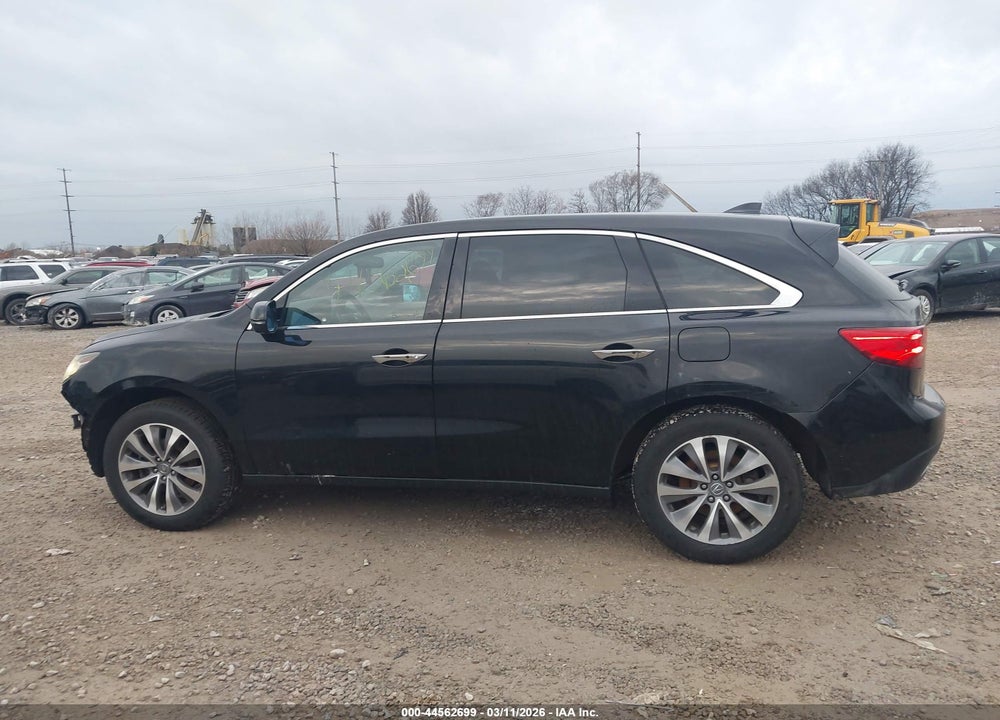 2014 ACURA MDX TECHNOLOGY PACKAGE VIN: 5FRYD4H44EB008373