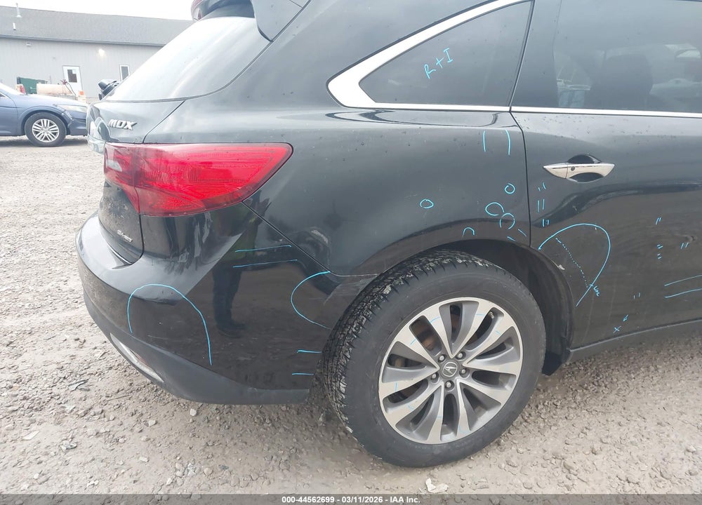 2014 ACURA MDX TECHNOLOGY PACKAGE VIN: 5FRYD4H44EB008373