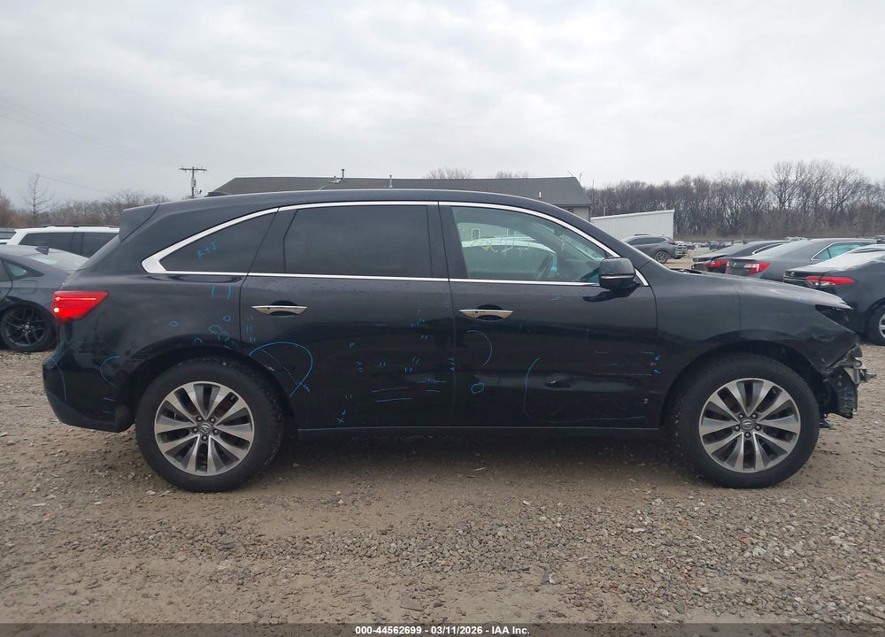 2014 ACURA MDX TECHNOLOGY PACKAGE VIN: 5FRYD4H44EB008373