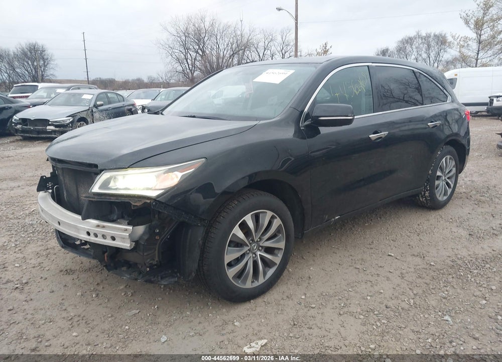 2014 ACURA MDX TECHNOLOGY PACKAGE VIN: 5FRYD4H44EB008373
