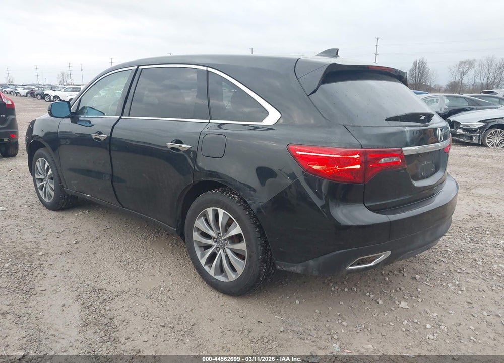 2014 ACURA MDX TECHNOLOGY PACKAGE VIN: 5FRYD4H44EB008373