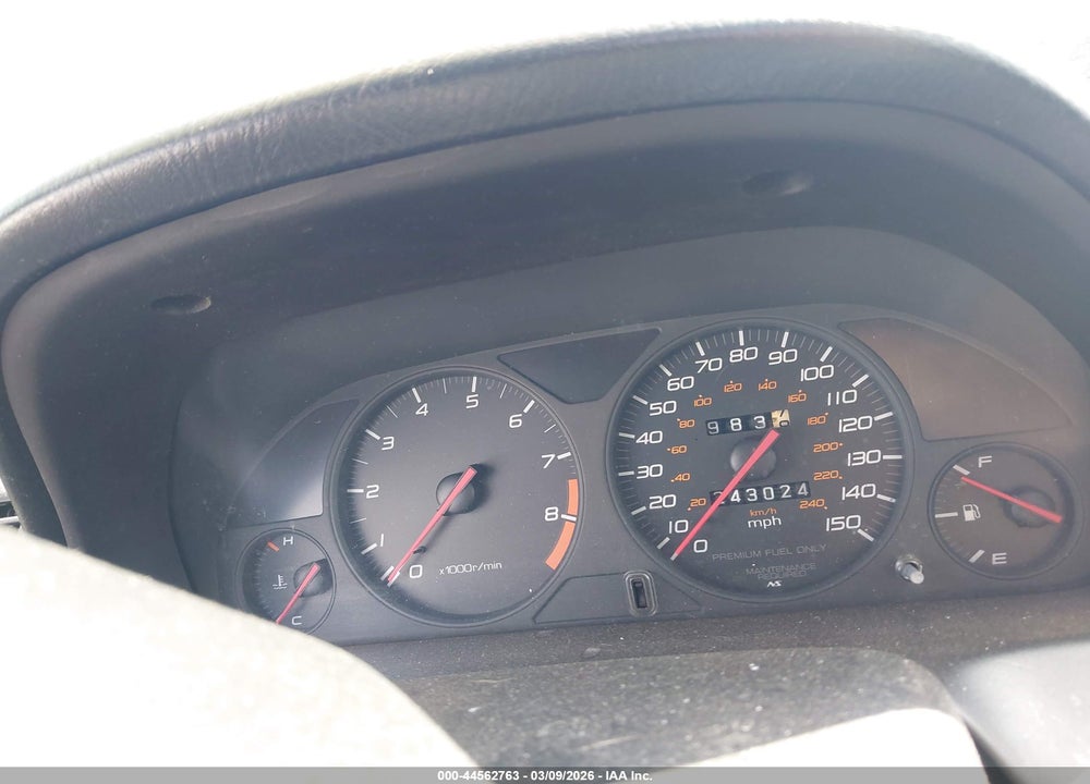 2001 HONDA PRELUDE VIN: JHMBB614X1C003543