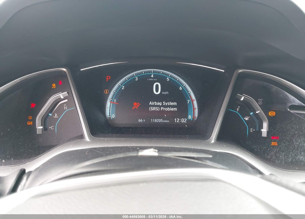 2018 HONDA CIVIC EX VIN: 2HGFC2F71JH504783