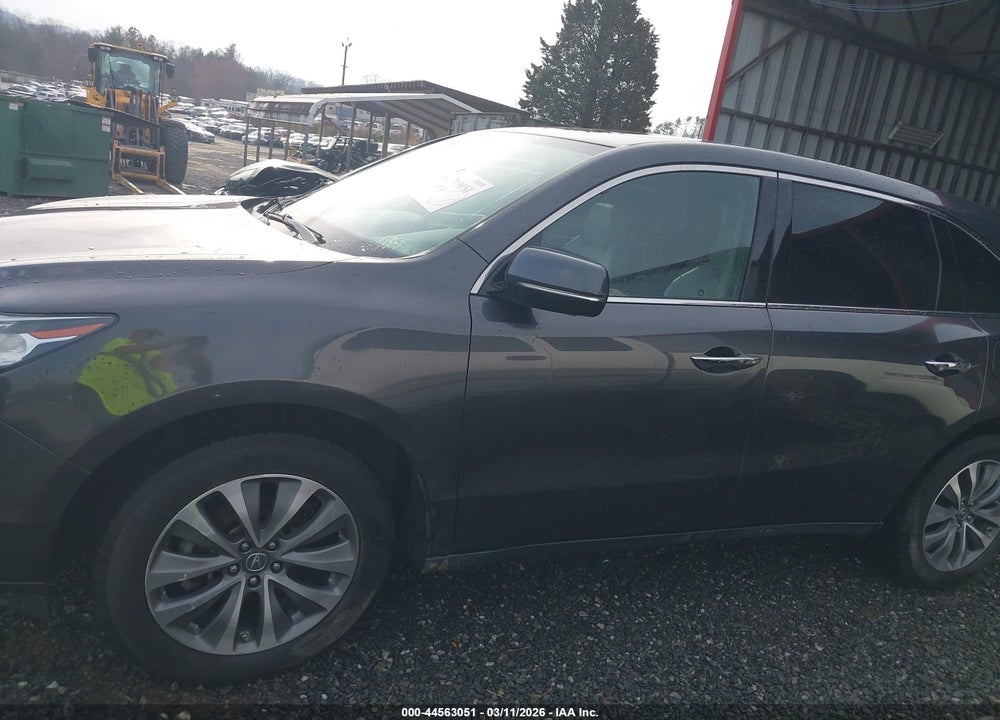 2014 ACURA MDX TECHNOLOGY PACKAGE VIN: 5FRYD4H44EB045911