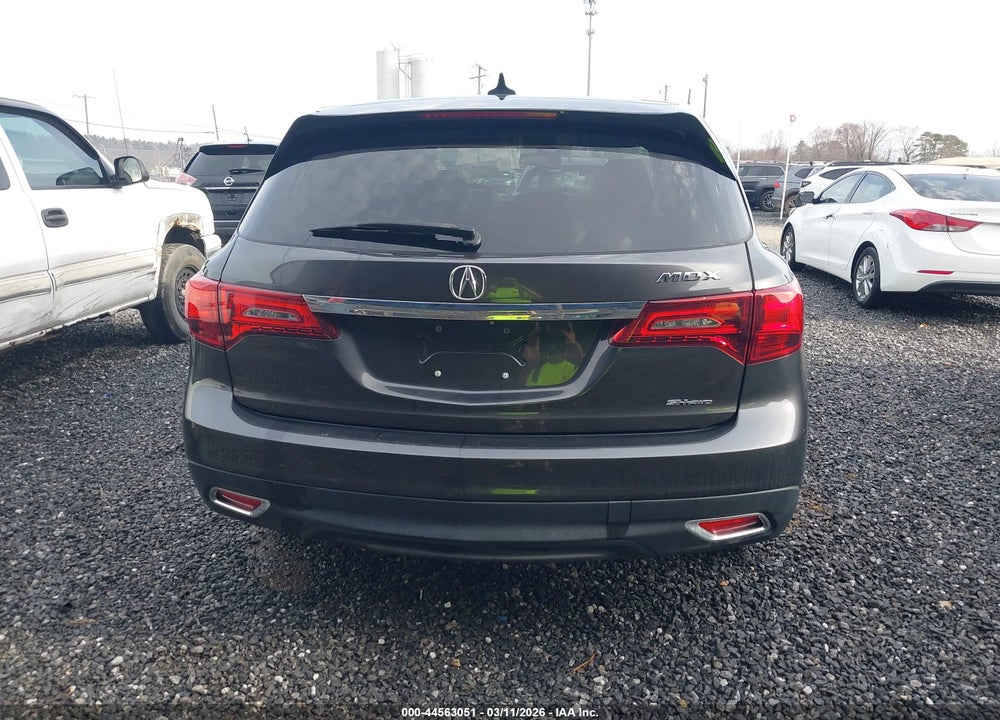 2014 ACURA MDX TECHNOLOGY PACKAGE VIN: 5FRYD4H44EB045911