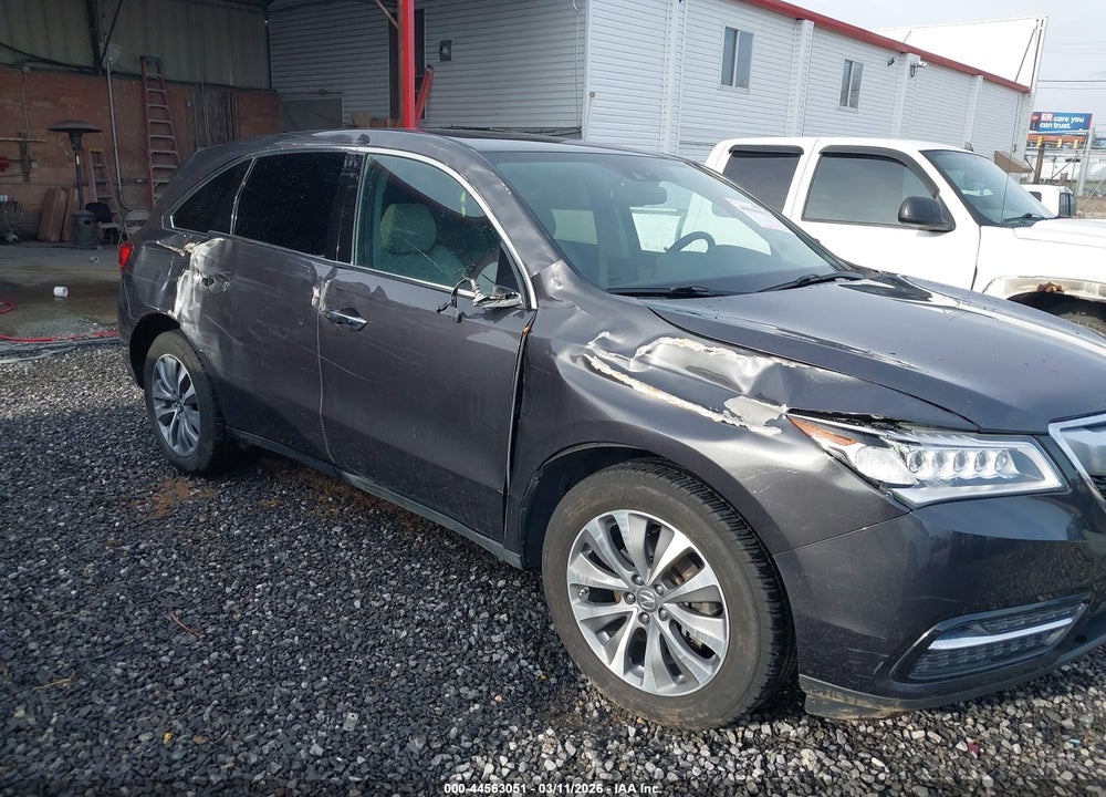 2014 ACURA MDX TECHNOLOGY PACKAGE VIN: 5FRYD4H44EB045911