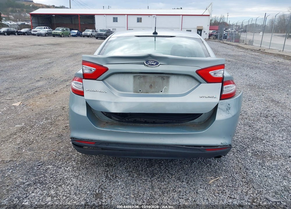 2014 FORD FUSION HYBRID S VIN: 3FA6P0UU2ER274722