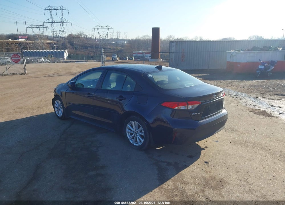 2025 TOYOTA COROLLA LE VIN: 5YFB4MDE6SP274287