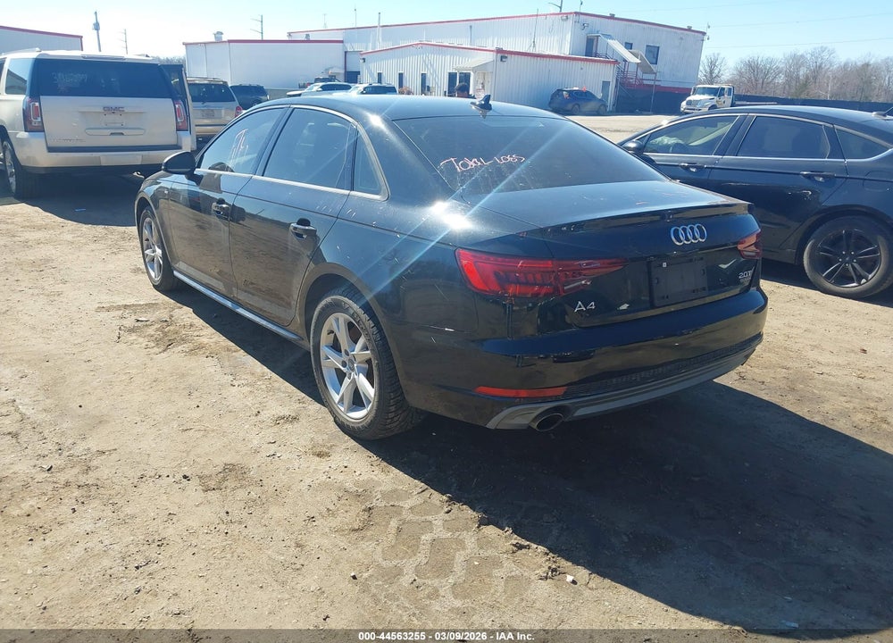 2018 AUDI A4 2.0T PREMIUM/2.0T TECH PREMIUM VIN: WAUDNAF4XJN000513