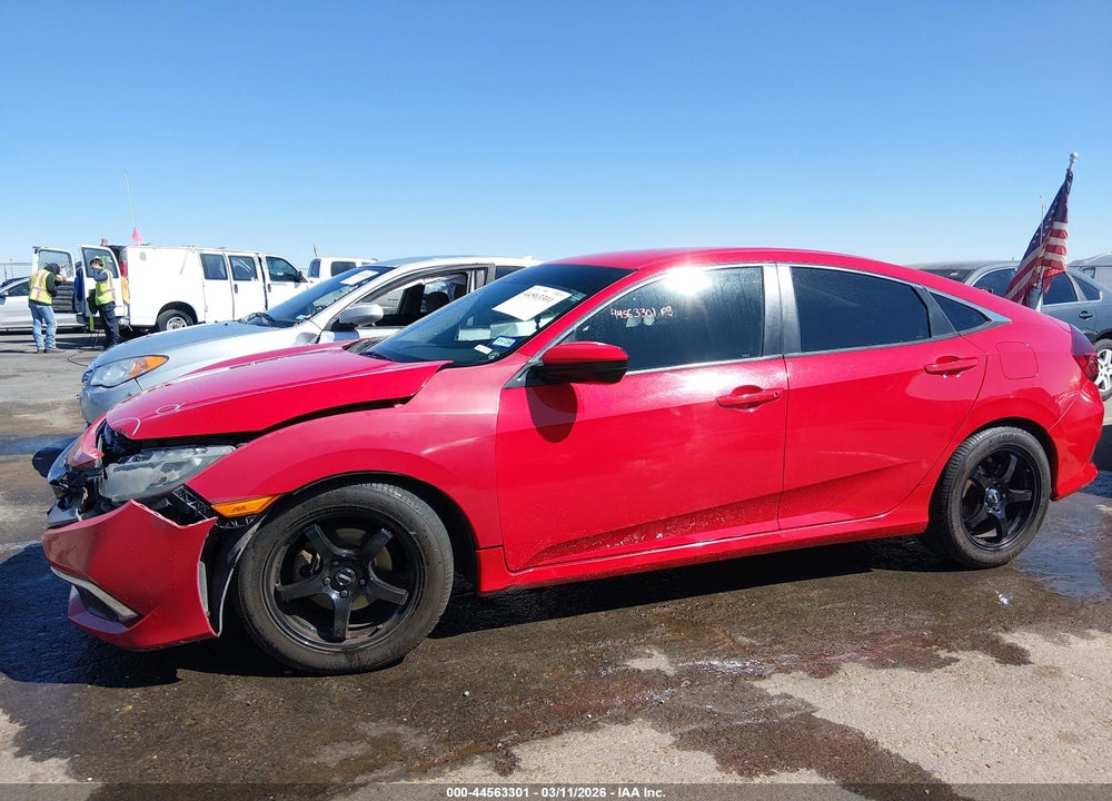 2019 HONDA CIVIC LX VIN: 2HGFC2F6XKH587140