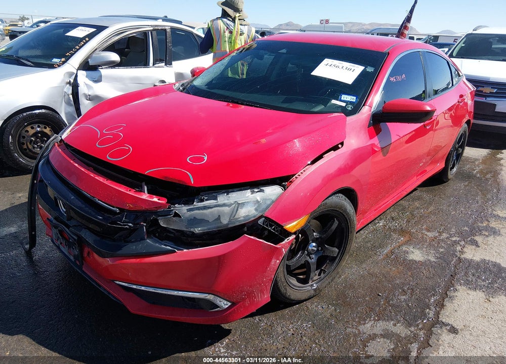 2019 HONDA CIVIC LX VIN: 2HGFC2F6XKH587140