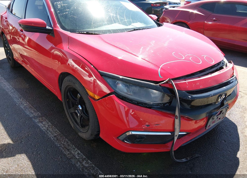 2019 HONDA CIVIC LX VIN: 2HGFC2F6XKH587140