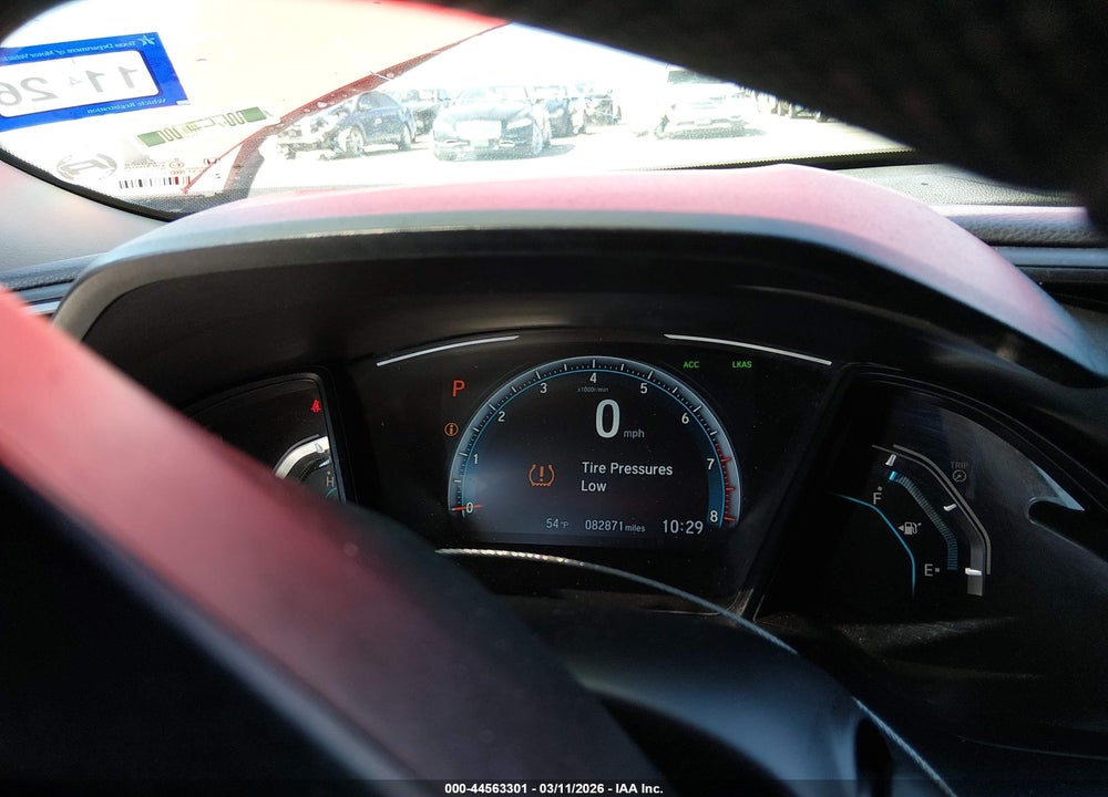 2019 HONDA CIVIC LX VIN: 2HGFC2F6XKH587140
