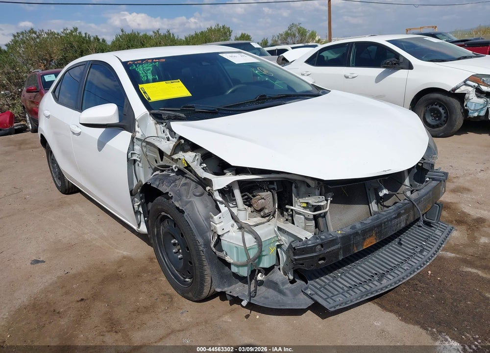 2019 TOYOTA COROLLA LE VIN: 5YFBURHE3KP891606