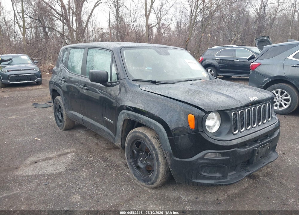 2016 JEEP RENEGADE SPORT VIN: ZACCJAAT0GPE34271