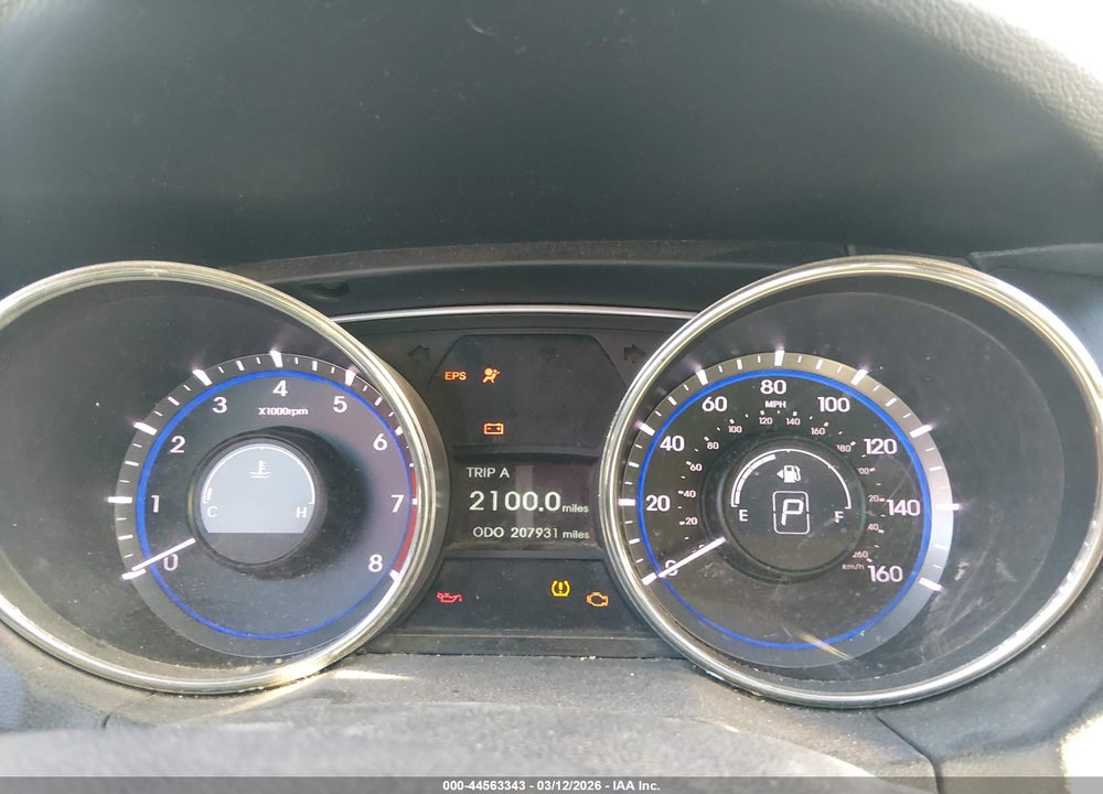 2011 HYUNDAI SONATA GLS VIN: 5NPEB4AC2BH205468