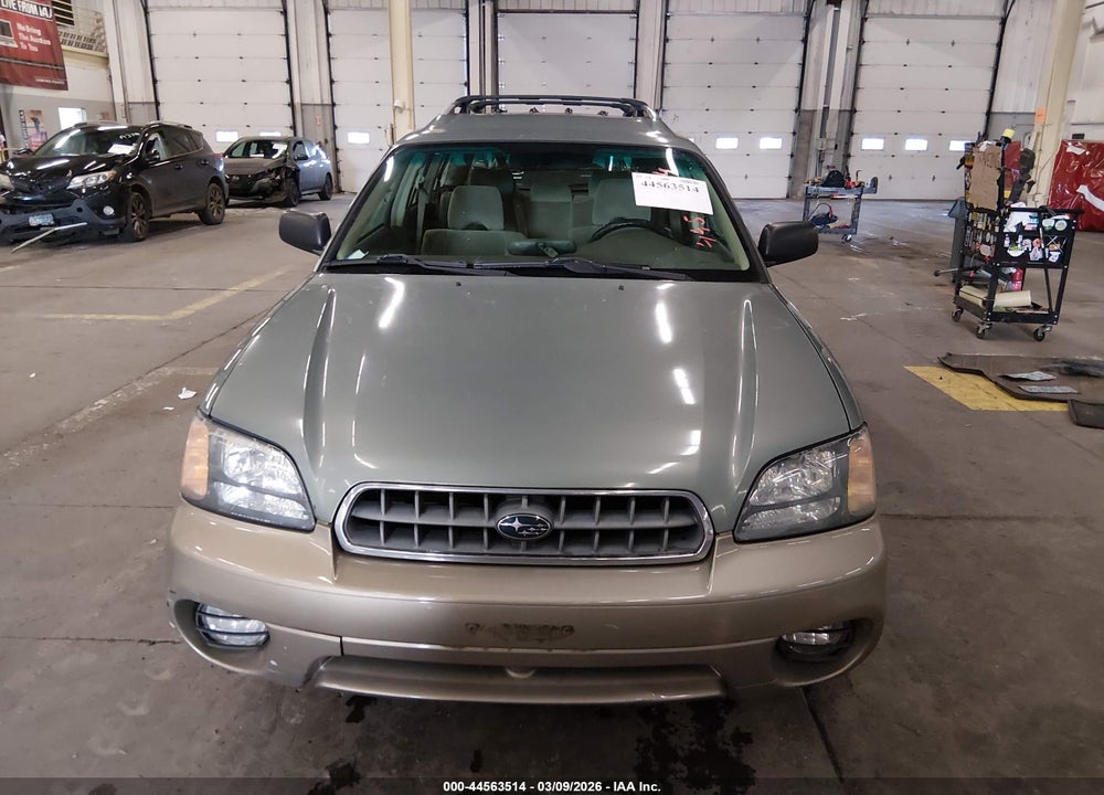 2003 SUBARU OUTBACK VIN: 4S3BH675037606352