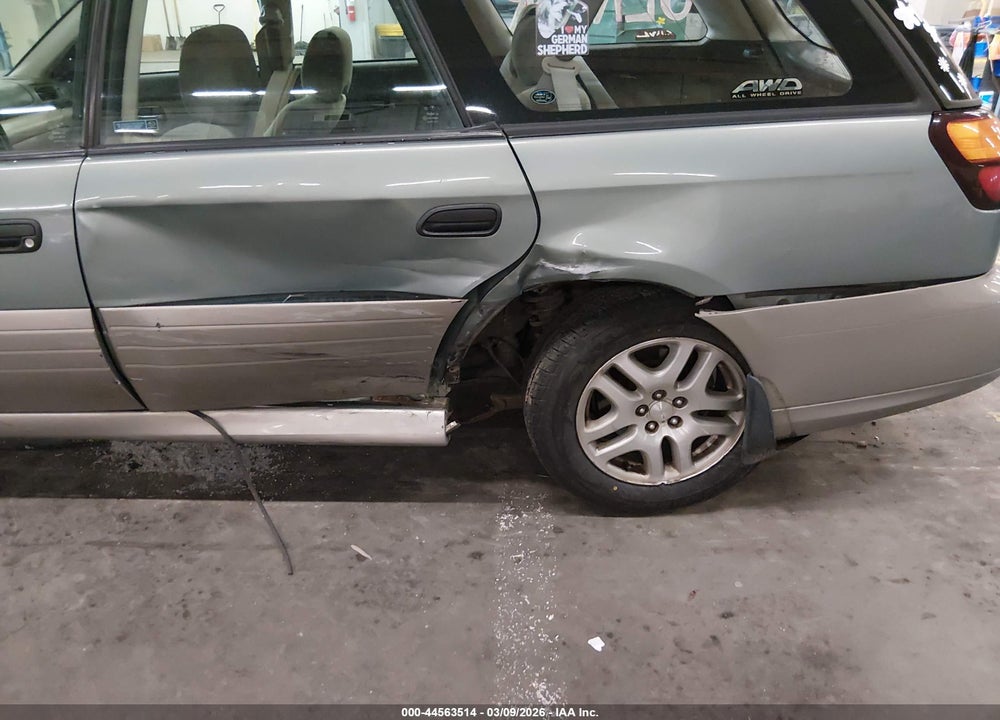 2003 SUBARU OUTBACK VIN: 4S3BH675037606352
