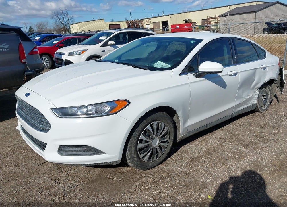 2013 FORD FUSION S VIN: 3FA6P0G75DR290093