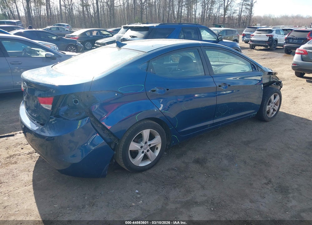 2013 HYUNDAI ELANTRA GLS VIN: KMHDH4AE4DU949444