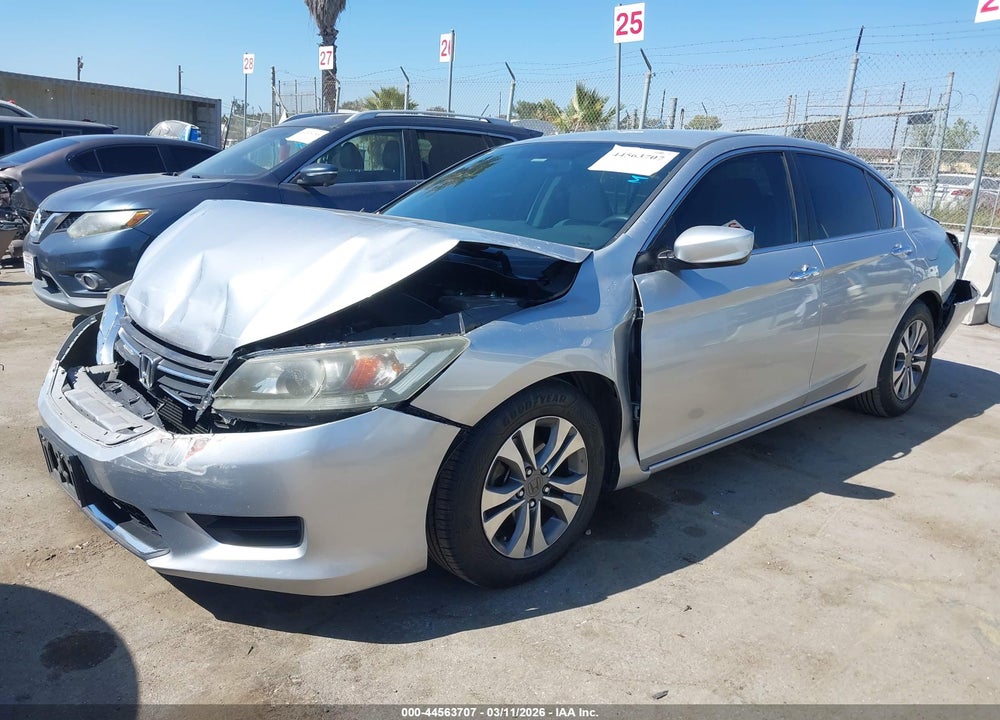 2013 HONDA ACCORD LX VIN: 1HGCR2F37DA186444