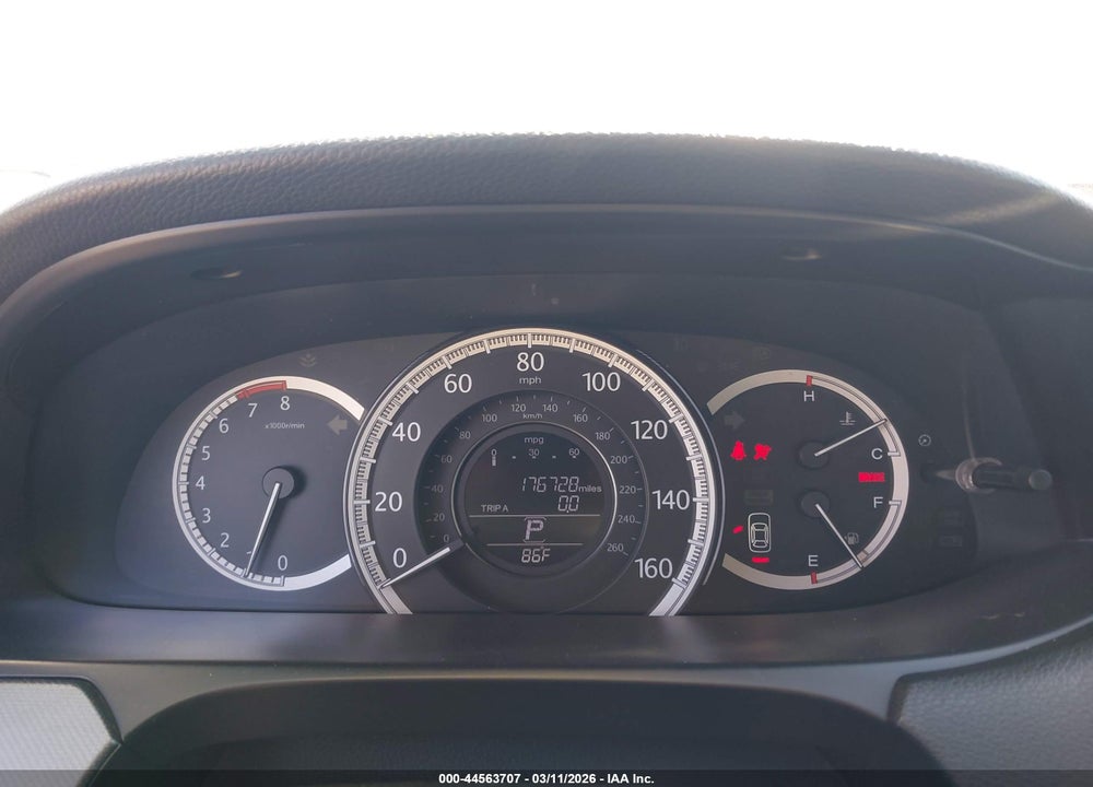2013 HONDA ACCORD LX VIN: 1HGCR2F37DA186444