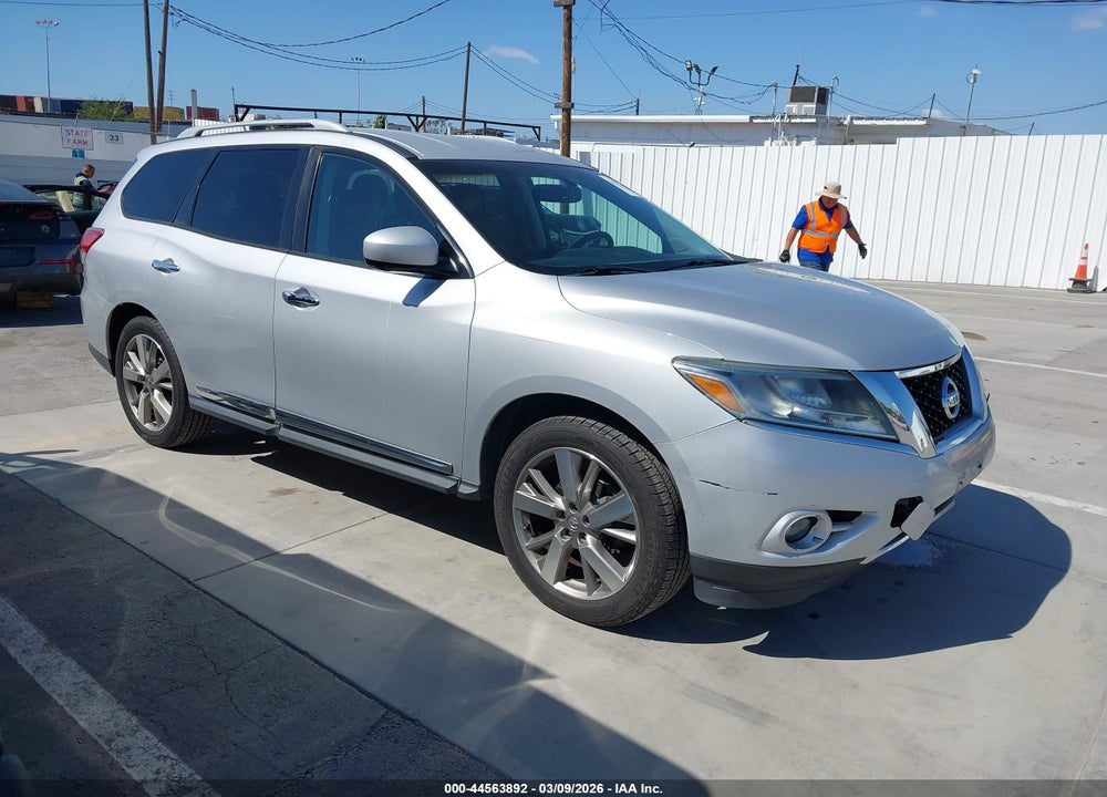2013 NISSAN PATHFINDER PLATINUM VIN: 5N1AR2MN0DC608287