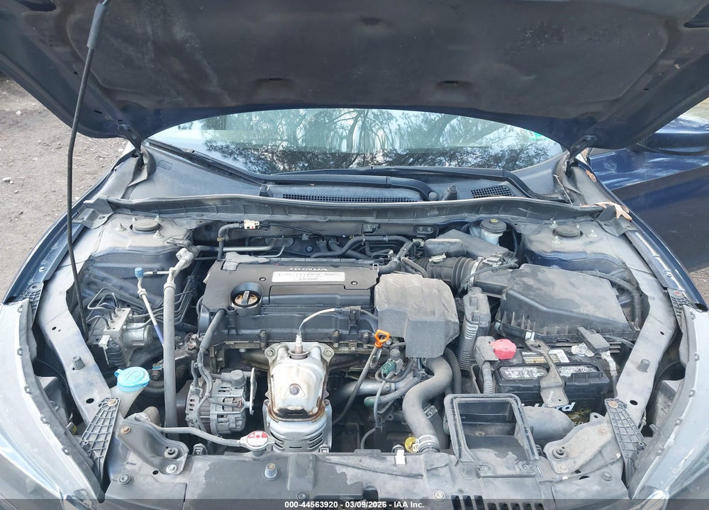 2013 HONDA ACCORD LX VIN: 1HGCR2F38DA142789