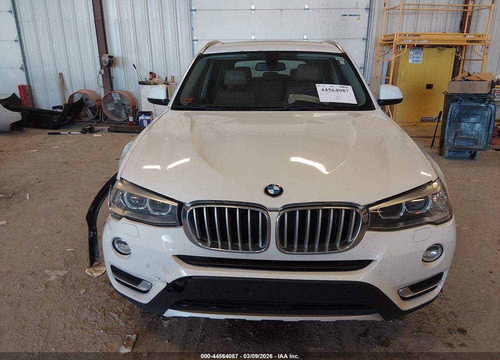 2015 BMW X3 XDRIVE28I VIN: 5UXWX9C55F0D51014