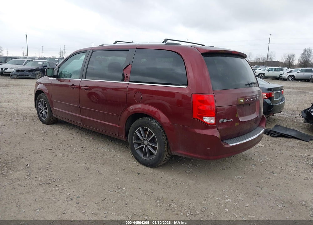 2017 DODGE GRAND CARAVAN SXT VIN: 2C4RDGCG2HR567048