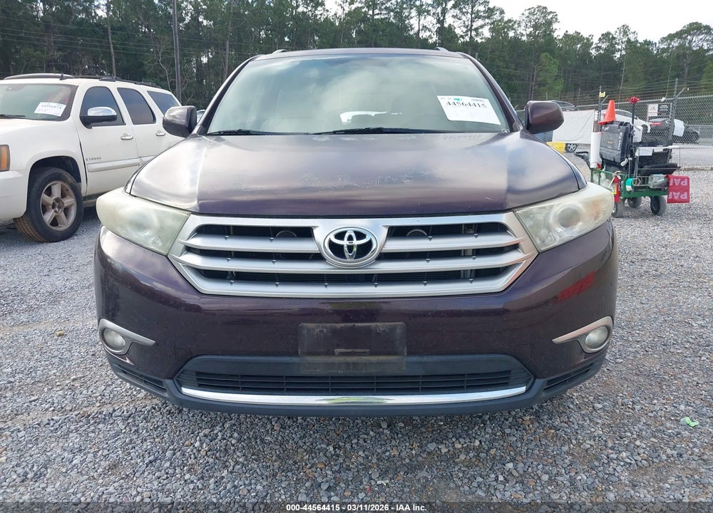 2013 TOYOTA HIGHLANDER PLUS/SE VIN: 5TDZK3EH0DS091596