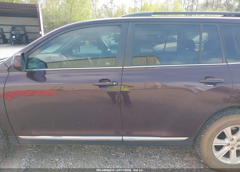 2013 TOYOTA HIGHLANDER PLUS/SE VIN: 5TDZK3EH0DS091596