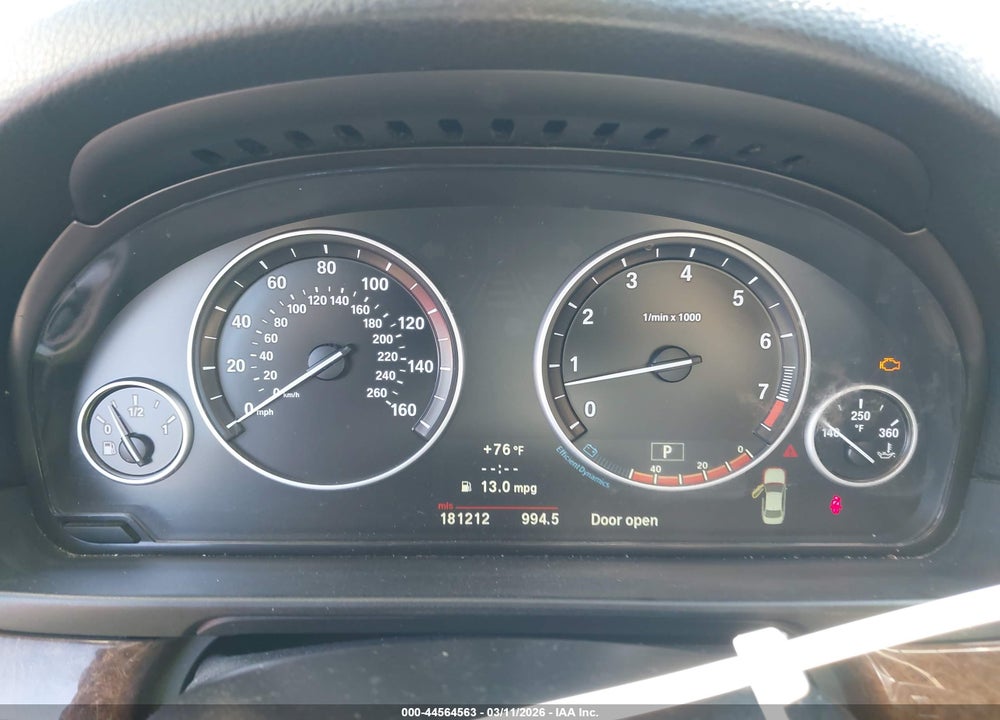 2012 BMW 528I XDRIVE VIN: WBAXH5C54CDW03815