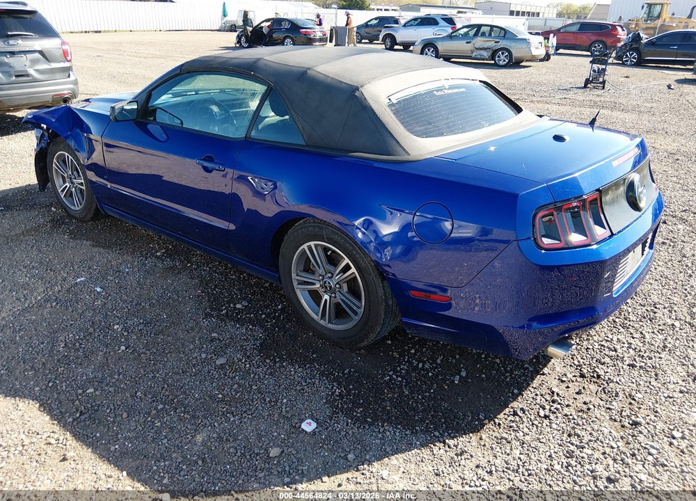 2013 FORD MUSTANG V6 PREMIUM VIN: 1ZVBP8EM4D5219435