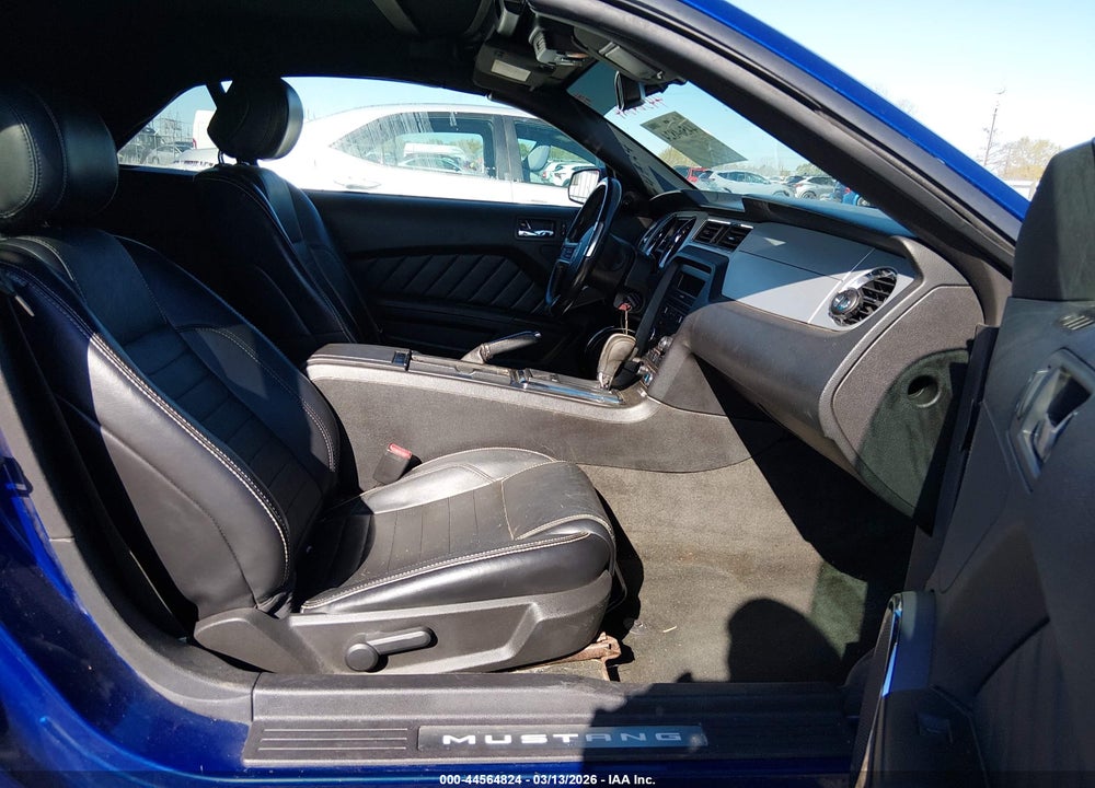 2013 FORD MUSTANG V6 PREMIUM VIN: 1ZVBP8EM4D5219435