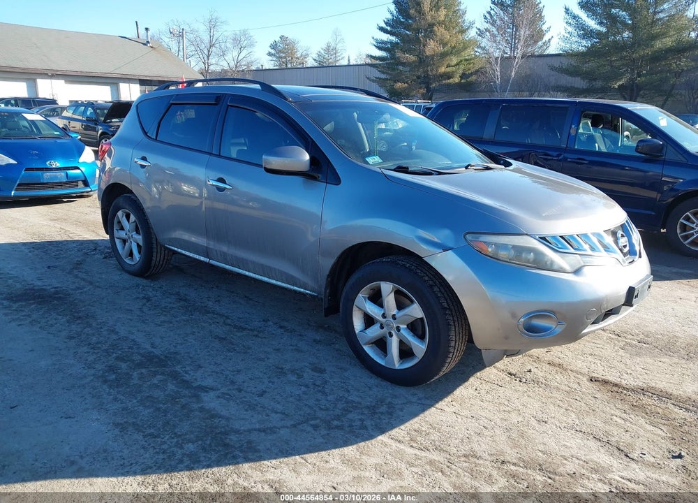 2009 NISSAN MURANO SL VIN: JN8AZ18W69W149925