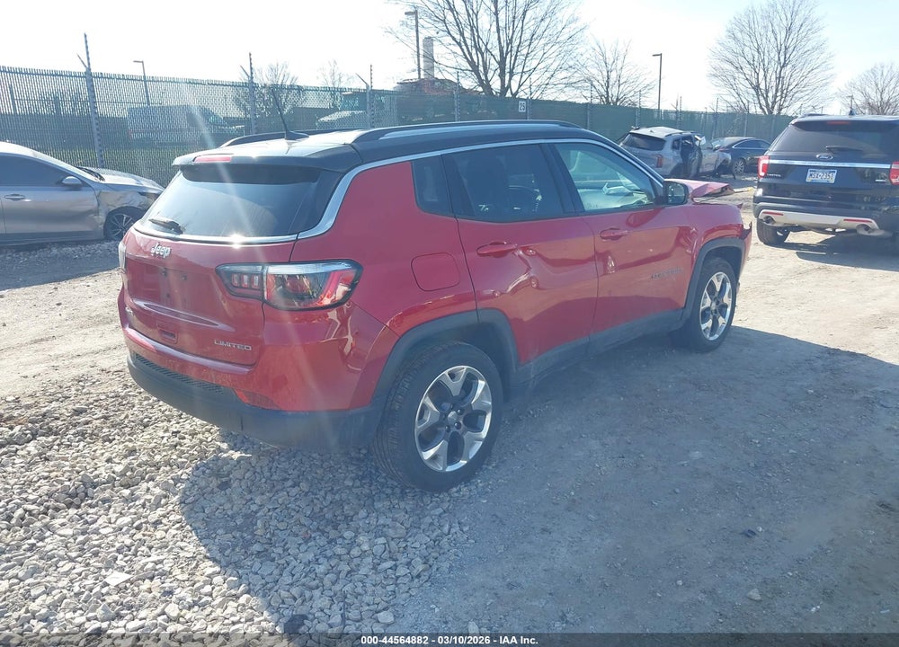 2018 JEEP COMPASS LIMITED 4X4 VIN: 3C4NJDCB1JT395933