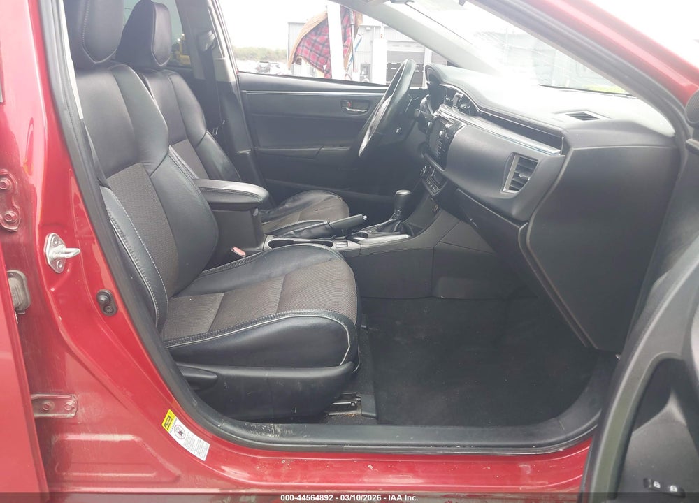 2015 TOYOTA COROLLA S VIN: 5YFBURHE9FP186637