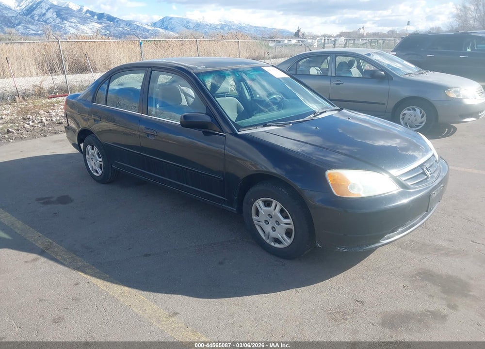 2002 HONDA CIVIC LX VIN: 2HGES16582H523470