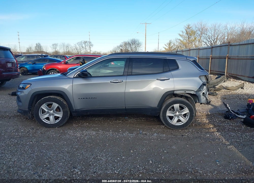 2022 JEEP COMPASS LATITUDE 4X4 VIN: 3C4NJDBB6NT203879