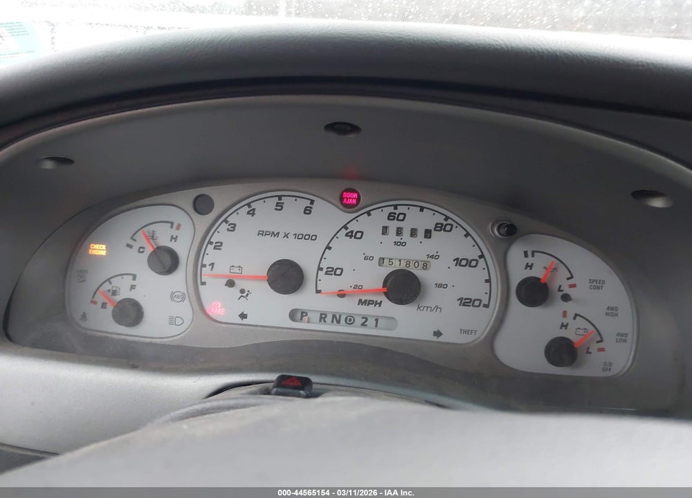 2001 FORD EXPLORER SPORT TRAC VIN: 1FMZU77E21UC38458