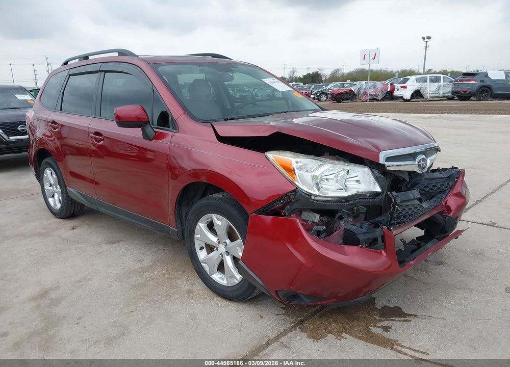 2016 SUBARU FORESTER 2.5I PREMIUM VIN: JF2SJAGC3GH538992
